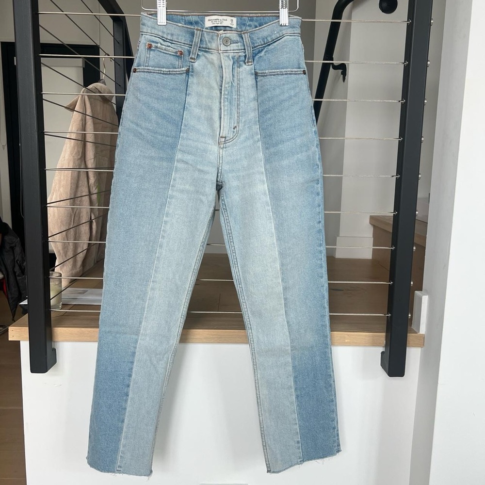 Abercrombie & Fitch two toned denim